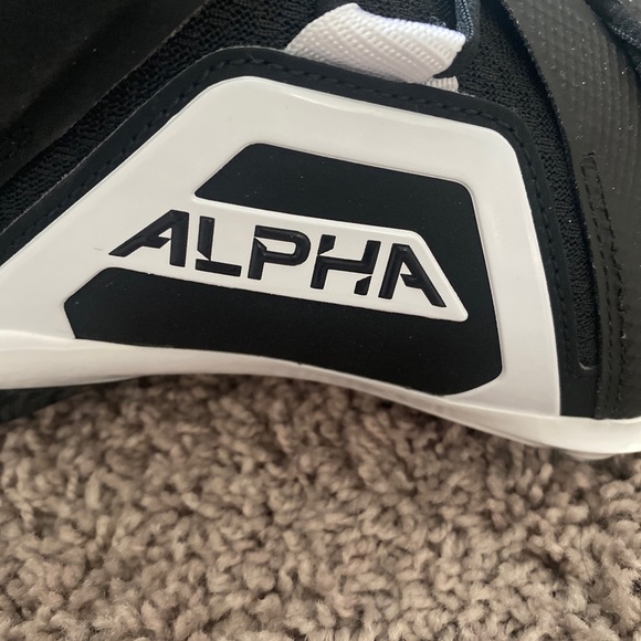 Nike Alpha Menace Detachable Football Black Cleats DR5662-001 Mens Size 13 Wide - Picture 5 of 7